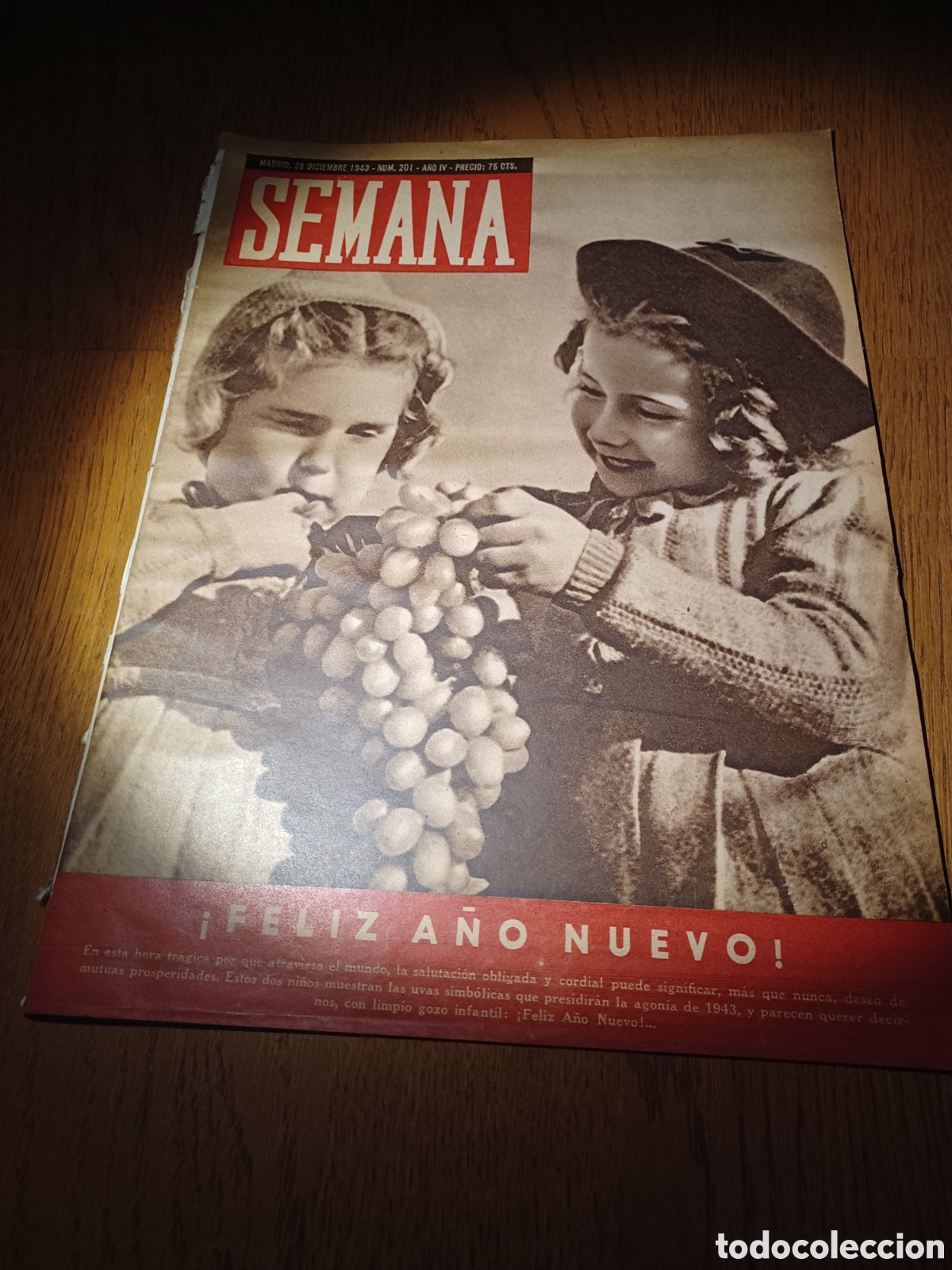 Coleccionismo de Revistas y Peri&oacute;dicos: SEMANA 1943 EL GRAN MUFTI JERUSAL&Eacute;N.CASTILLOS DE LA MANCHA. EL VALLE D ARIDANE.PRINCESA PIAMONTE
