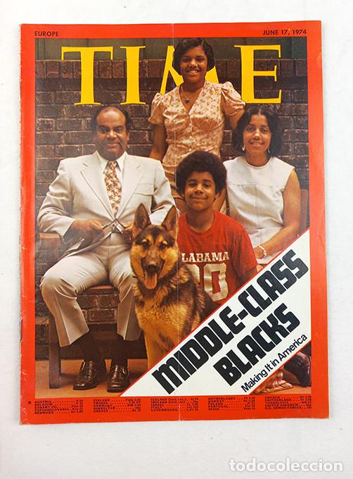 Coleccionismo de revistas y peri&oacute;dicos: Middle-Class Blacks. Making It in America. Time June 17, 1974