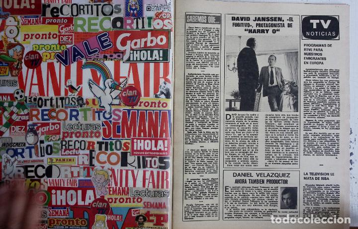Coleccionismo de revistas y peri&oacute;dicos: david janssen el fugitivo daniel velazquez