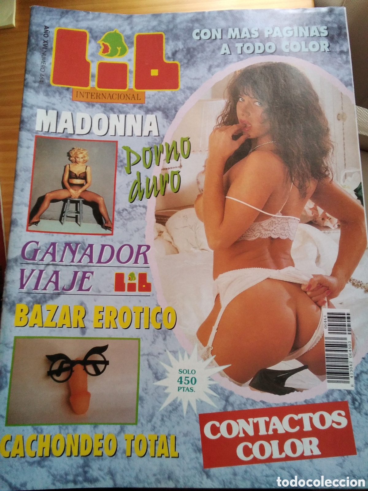 Coleccionismo de Revistas y Peri&oacute;dicos: Lib internacional revista erotica n&uacute;mero 464 Madonna
