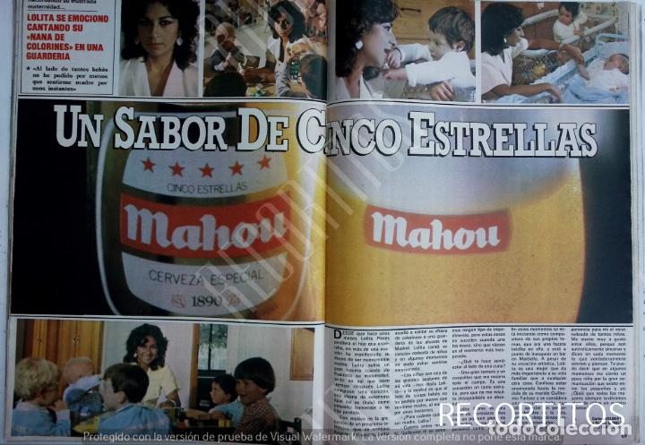 Coleccionismo de revistas y peri&oacute;dicos: mahou cerveza anuncio publicidad lolita flores