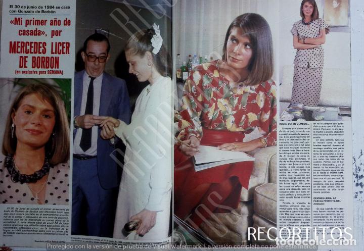 Coleccionismo de revistas y peri&oacute;dicos: MERCEDES LICER GONZALO DE BORBON