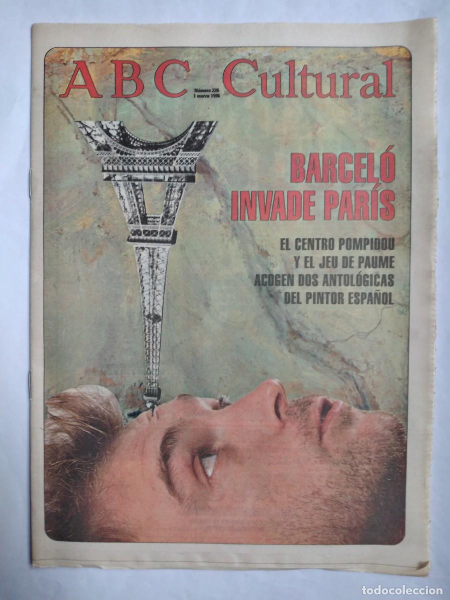 Coleccionismo de Revistas y Peri&oacute;dicos: ABC CULTURAL N&ordm; 226 1996 BARCEL&Oacute; CENTRO POMPIDOU PAR&Iacute;S SCHOMPEHAUER MANUSCRITOS IN&Eacute;DITOS
