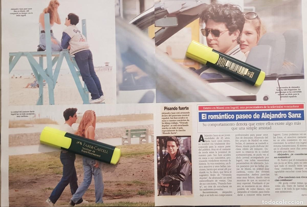 Coleccionismo de Revistas y Peri&oacute;dicos: Reportaje Alejandro Sanz 20.03.92