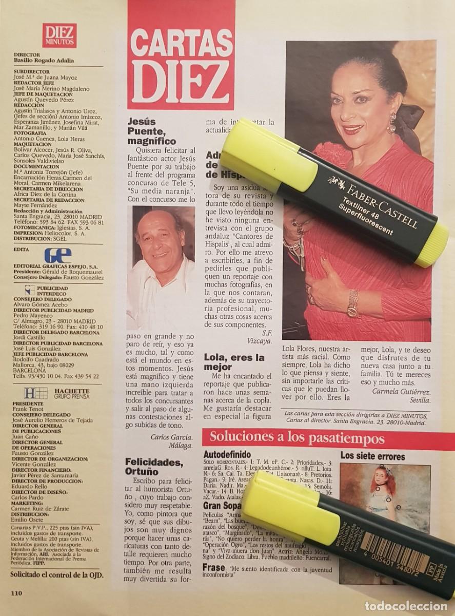 Coleccionismo de revistas y peri&oacute;dicos: Reportaje Lola Flores 20.03.92