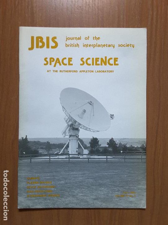 Colecionismo de Revistas e Jornais: Journal of the British Interplanetary Society Vol. 37, No. 7 - Space Science at the Rutherford Appl.