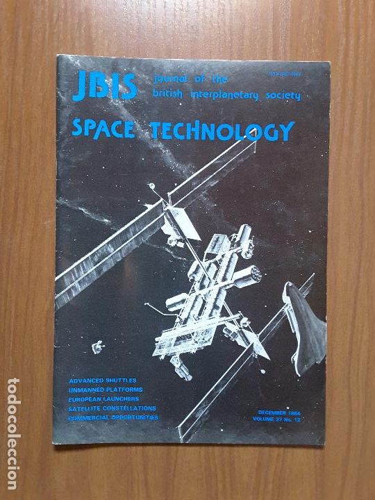 Collectionnisme de Revues et Journaux: Journal of the British Interplanetary Society Vol. 37, No. 12 - Space Technology