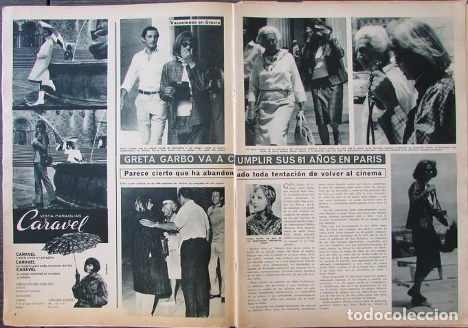 Coleccionismo de Revistas y Peri&oacute;dicos: RECORTE HOLA 1151 1966 GRETA GARBO