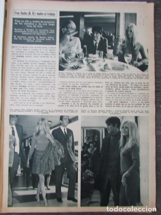Coleccionismo de Revistas y Peri&oacute;dicos: RECORTE HOLA 1151 1966 BRIGITTE BARDOT 5 P&Aacute;GS