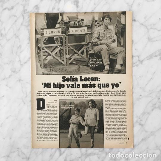 Coleccionismo de Revistas y Peri&oacute;dicos: REPORTAJE - SOFIA LOREN Y EDUARDO PONTI - 1984