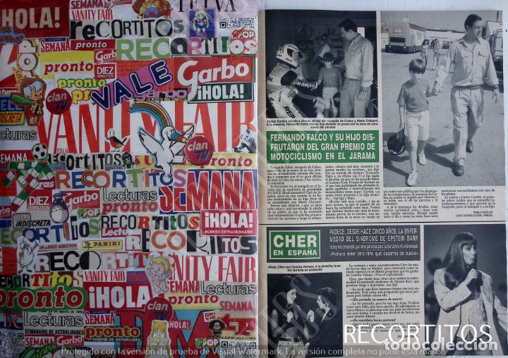 Coleccionismo de revistas y peri&oacute;dicos: CHER EN ESPA&Ntilde;A CONCHA VELASCO FERNANDO FALCO
