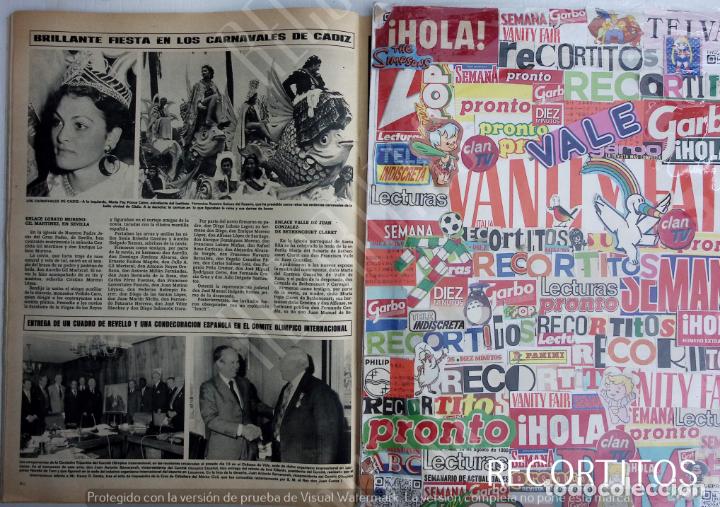 Colecionismo de Revistas e Jornais: MARI PAZ PONCE CALVO REINA DE LAS FIESTAS DEL CARNAVAL DE CADIZ