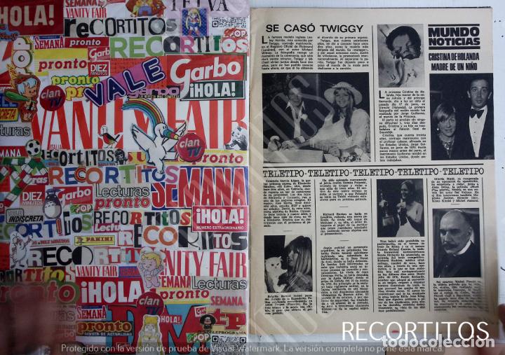 Coleccionismo de Revistas y Peri&oacute;dicos: CRISTINA DE HOLANDA TWIGGY BRIGITTE BARDOT RENEE RICHARDS TRANSEXUAL ROLAND GARROS MICHEL PICCOLI