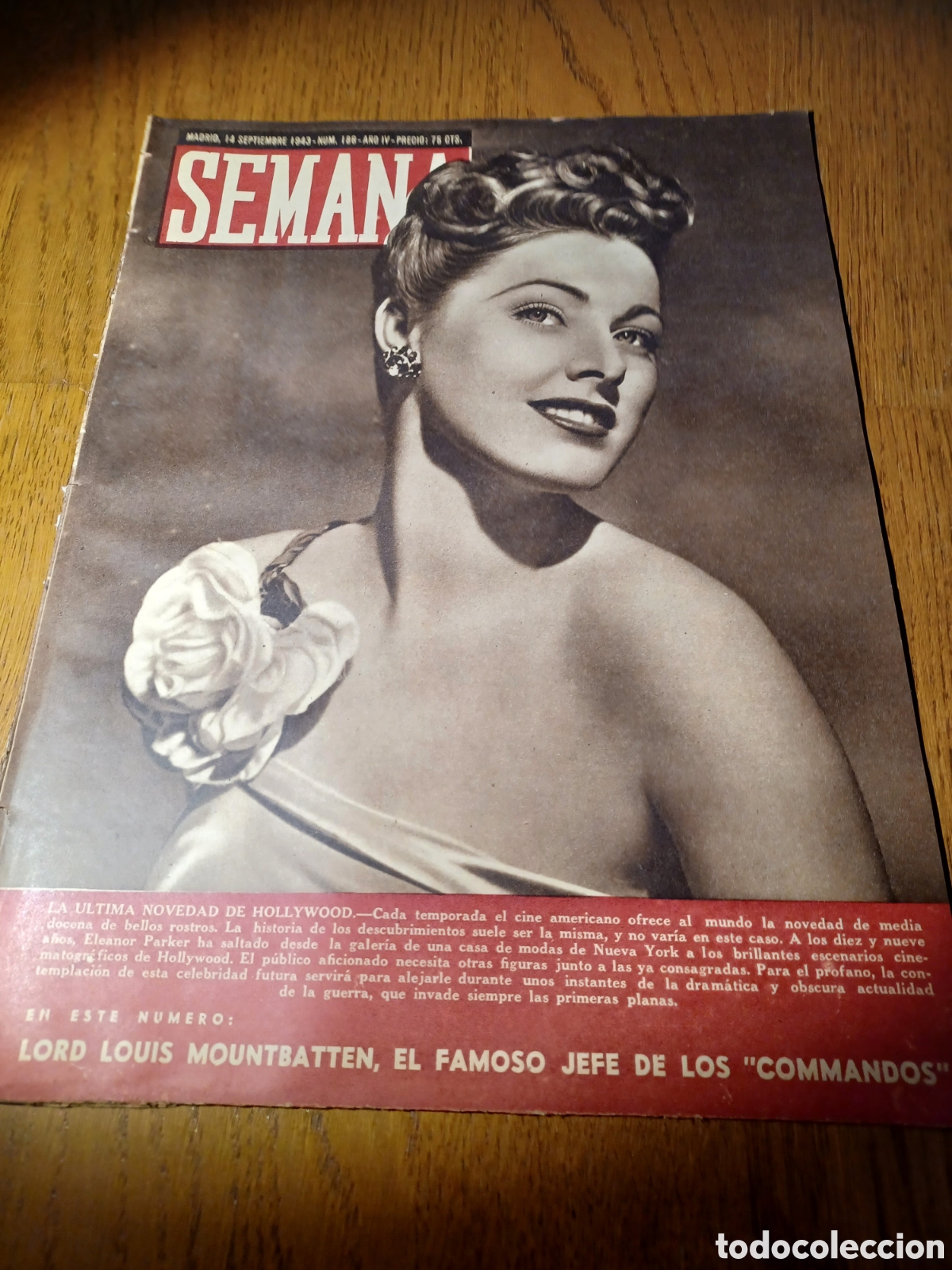 Coleccionismo de Revistas y Peri&oacute;dicos: SEMANA 1943 DESEMBARCO EN ITALIA. EL ENTIERRO DE BORIS II. EISENHAWER EN ITALIA