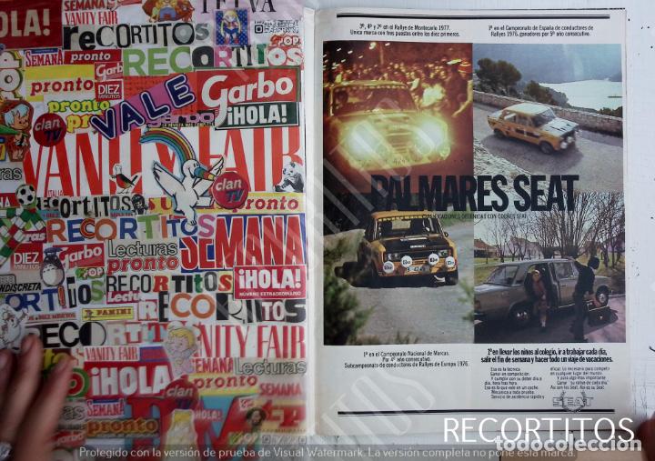 Coleccionismo de revistas y peri&oacute;dicos: SEAT PALMARES ANUNCIO PUBLICIDAD RALLYE