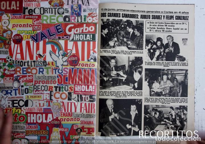Coleccionismo de revistas y peri&oacute;dicos: FELIPE GONZALEZ ADOLFO SUAREZ FERNANDO REY ARTURO FERNANDEZ BARBARA REY MOCHI PEDRO CARRASCO SERRAT