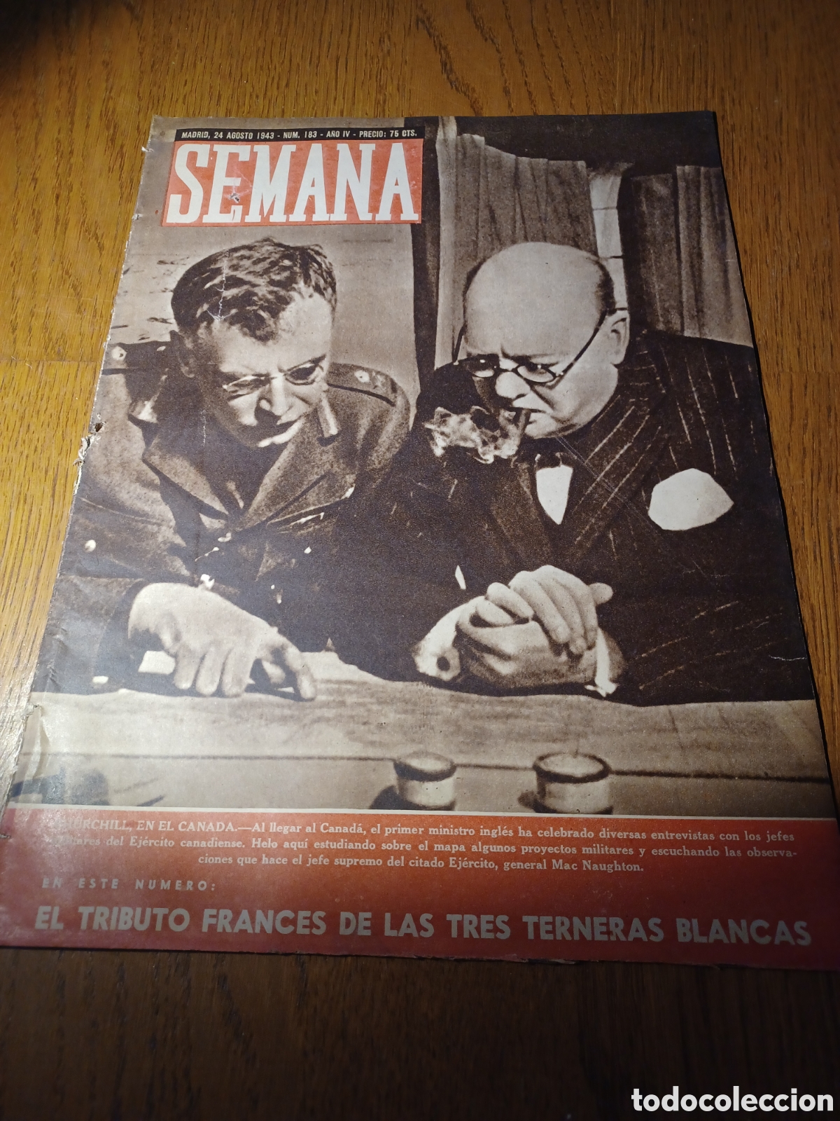 Coleccionismo de Revistas y Peri&oacute;dicos: REVISTA 1943 LA COSTA AZUL UNA FORTALEZA.MUSEO DEL PRADO SOLDADOS ALEMANES.SAN ESTEBAN REY D HUNGRIA