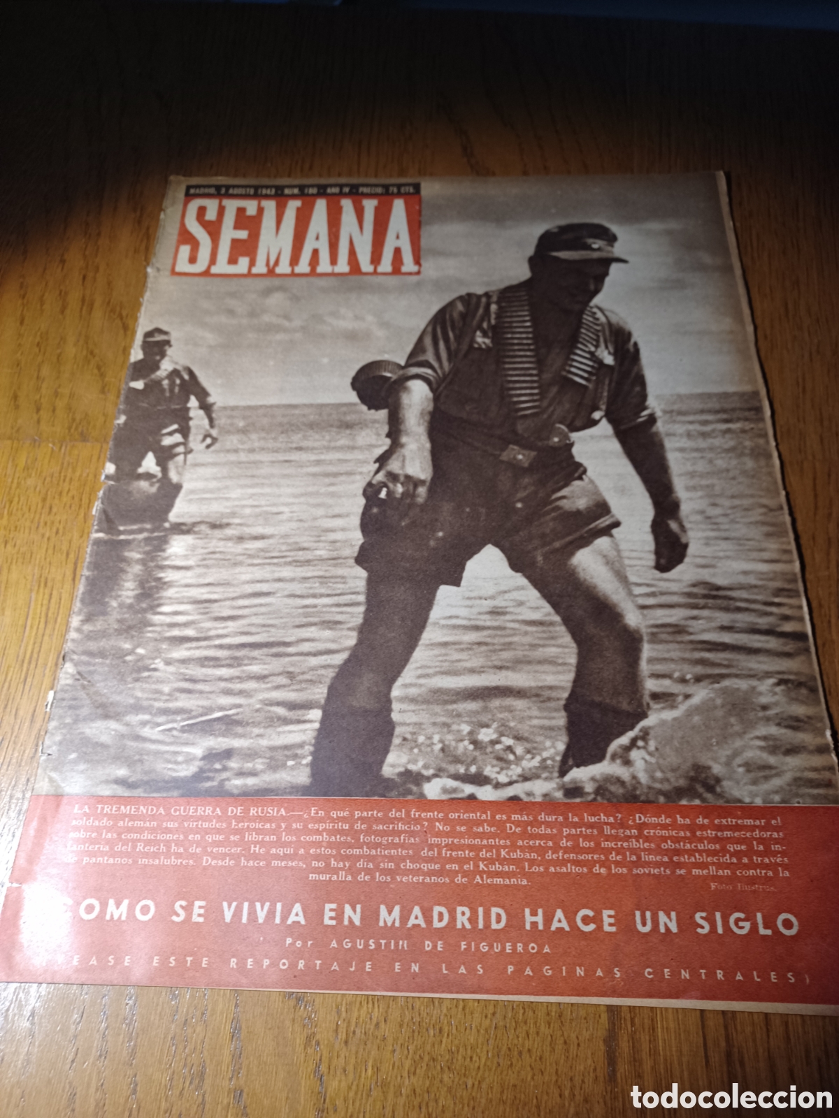 Coleccionismo de Revistas y Peri&oacute;dicos: SEMANA 1943 SOLDADOS DE USA EN BIRMANIA. GERMANA NECKER.MADRID HACE UN SIGLO