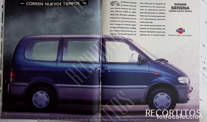 Coleccionismo de Revistas y Peri&oacute;dicos: NISSAN SERENA ANUNCIO PUBLICIDAD