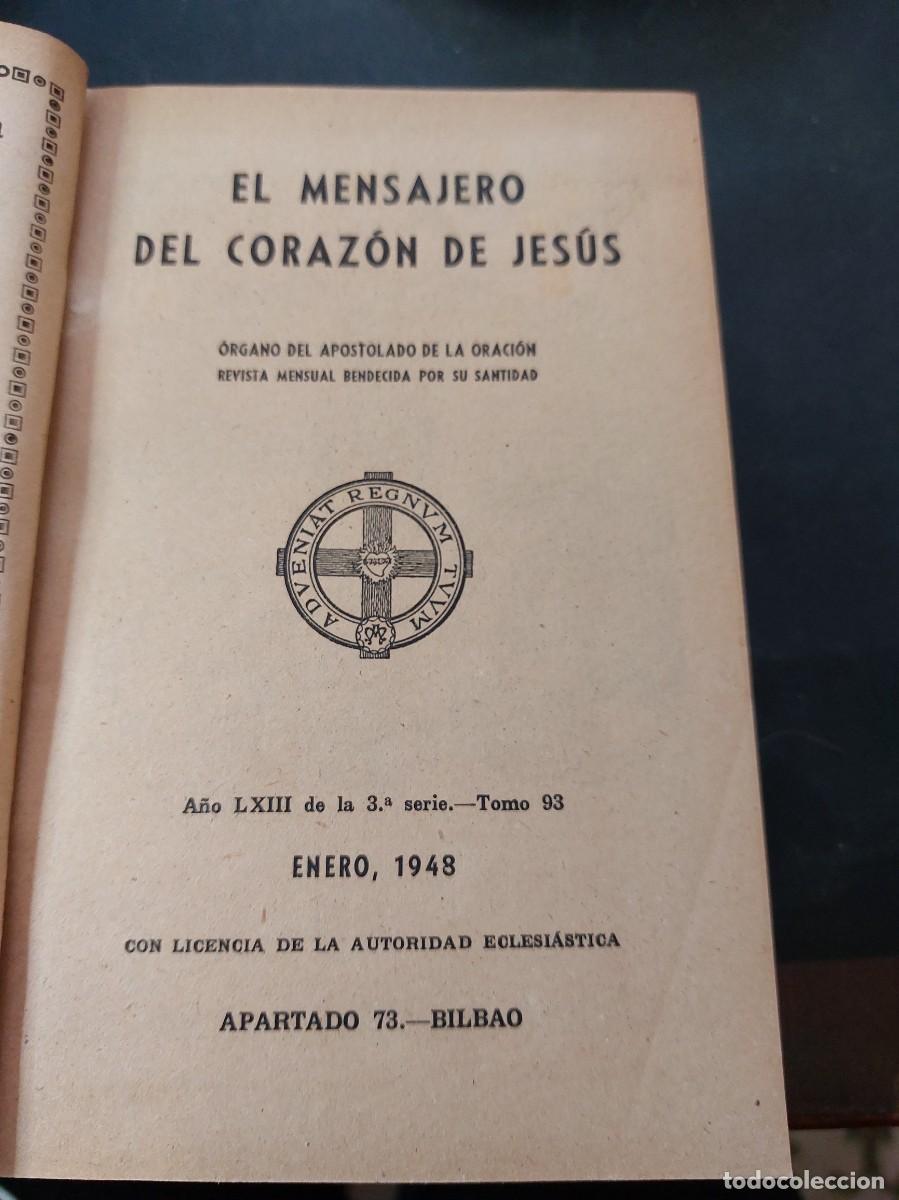 Collectionnisme de Revues et Journaux: El mensajero del coraz&oacute;n de jesus - A&ntilde;o 1948 - de enero a diciembre