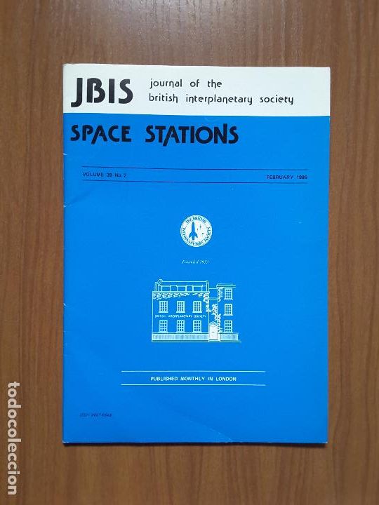 Collectionnisme de Revues et Journaux: Journal of the British Interplanetary Society Vol. 39, No. 2 - Space Stations