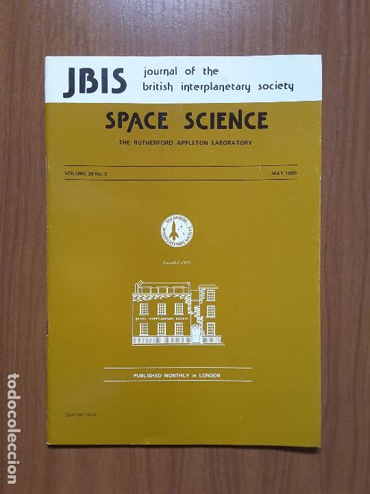 Collectionnisme de Revues et Journaux: Journal of the British Interplanetary Society Vol. 39, No. 5 - Space Science