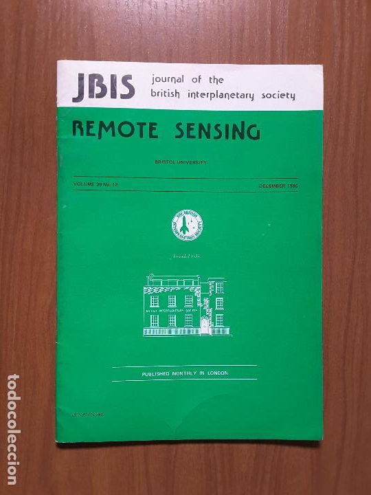 Collectionnisme de Revues et Journaux: Journal of the British Interplanetary Society Vol. 39, No. 12 - Remote Sensing