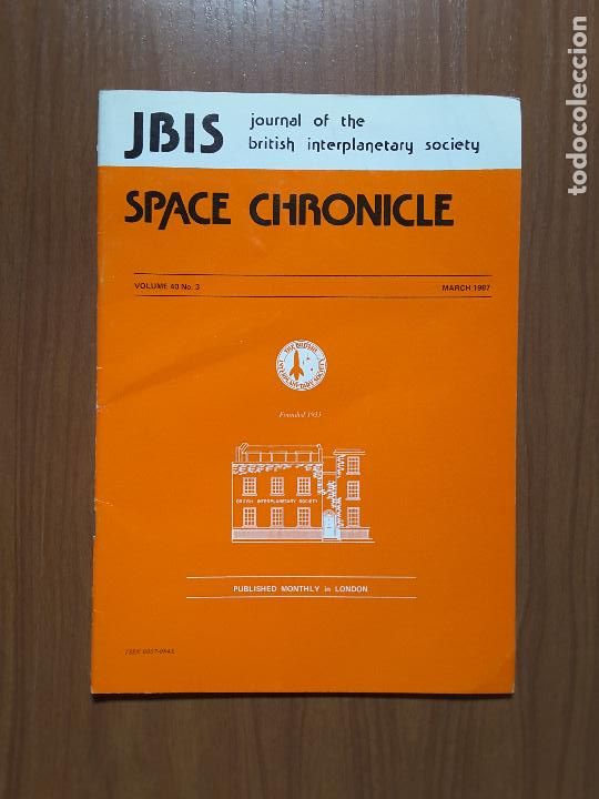 Colecionismo de Revistas e Jornais: Journal of the British Interplanetary Society Vol. 40, No. 3 - Space Chronicle
