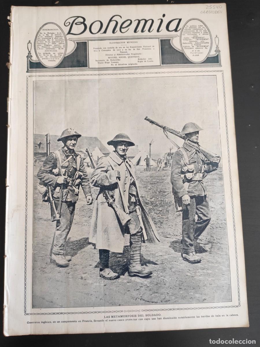Collezionismo di Riviste e Giornali: REVISTA BOHEMIA. N&ordm; 39. SEPTIEMBRE DE 1918. LA HABANA. CUBA. LOS SUBMARINOS CUBANOS. LOS LOBO.. LEER