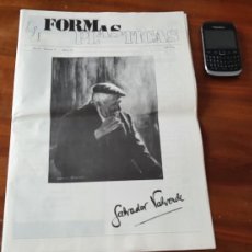 Coleccionismo de Revistas y Periódicos: FORMA PLASTICAS. AÑO 3. NUMERO 17. 1987. REVISTA DIVULGACION PLASTICA
