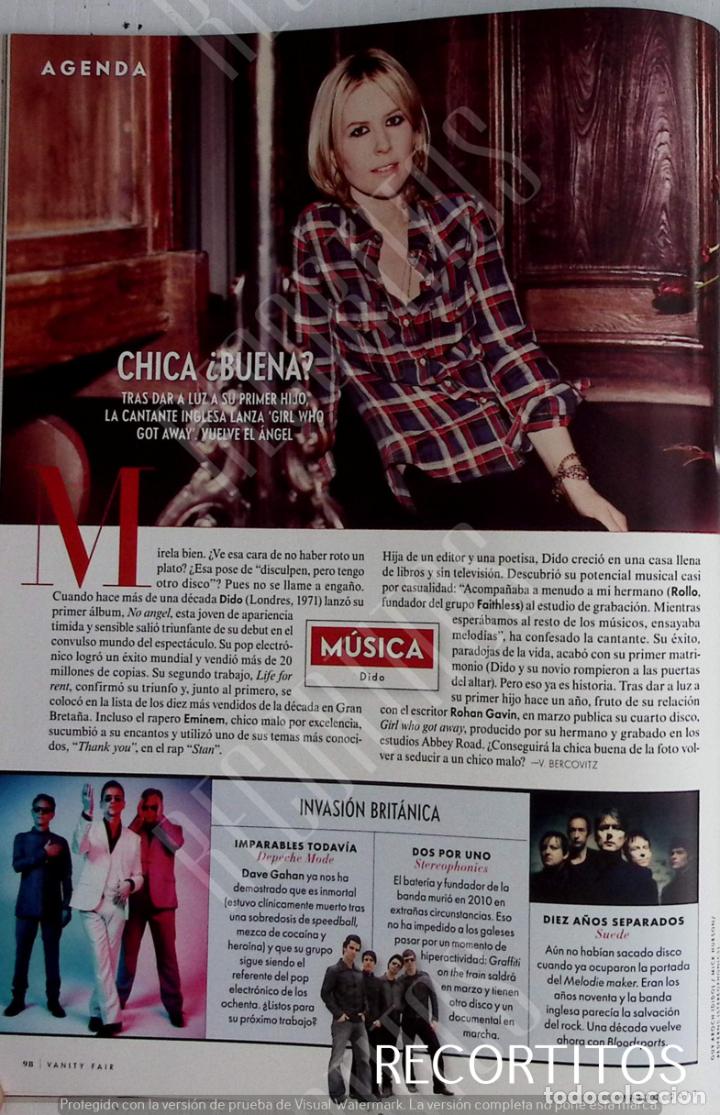 Coleccionismo de Revistas y Peri&oacute;dicos: DIDO DEPECHE MODE SUEDE STEREOPHONICS
