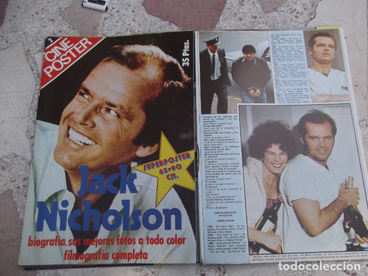 Collezionismo di Riviste e Giornali: cine poster n&ordm; 2, jack nicholson, super poster 65x90, biografia peliculas, y una seleccion16 foto