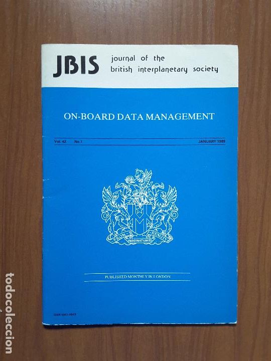 Colecionismo de Revistas e Jornais: Journal of the British Interplanetary Society Vol. 42, No. 1 - On-Board Data Management