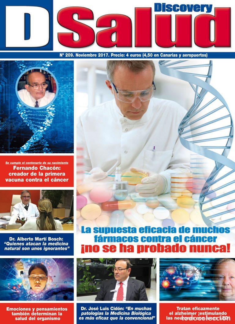 Coleccionismo de revistas y peri&oacute;dicos: 'Discovery DSalud', n&ordm; 209. Noviembre 2017. Medicina natural y alternativa. Buen estado.