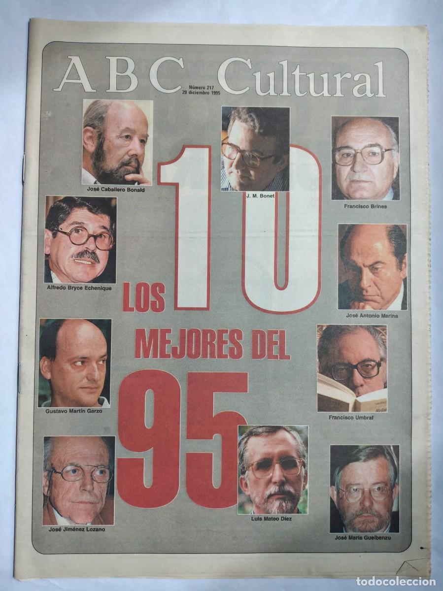 Coleccionismo de Revistas y Peri&oacute;dicos: ABC CULTURAL N&ordm; 217 1996 MIGUEL ZANETTI LOS MEJORES LIBROS DEL A&Ntilde;O EL ARTE DE ENCUADERNAR