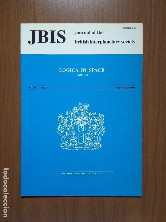 Collezionismo di Riviste e Giornali: Journal of the British Interplanetary Society Vol. 43, No. 2 - Logica in Space (II)