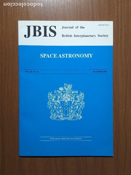 Collezionismo di Riviste e Giornali: Journal of the British Interplanetary Society Vol. 44, No. 10 - Space Astronomy