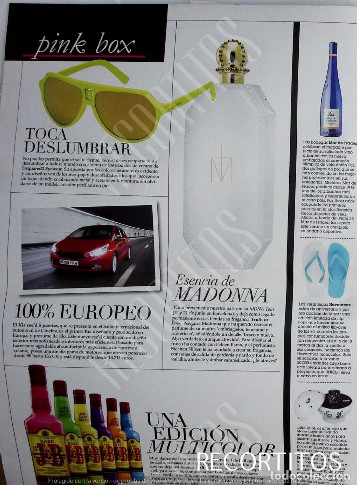 Coleccionismo de Revistas y Peri&oacute;dicos: FRAGANCIA MADONNA JB EDICION MULTICOLOR