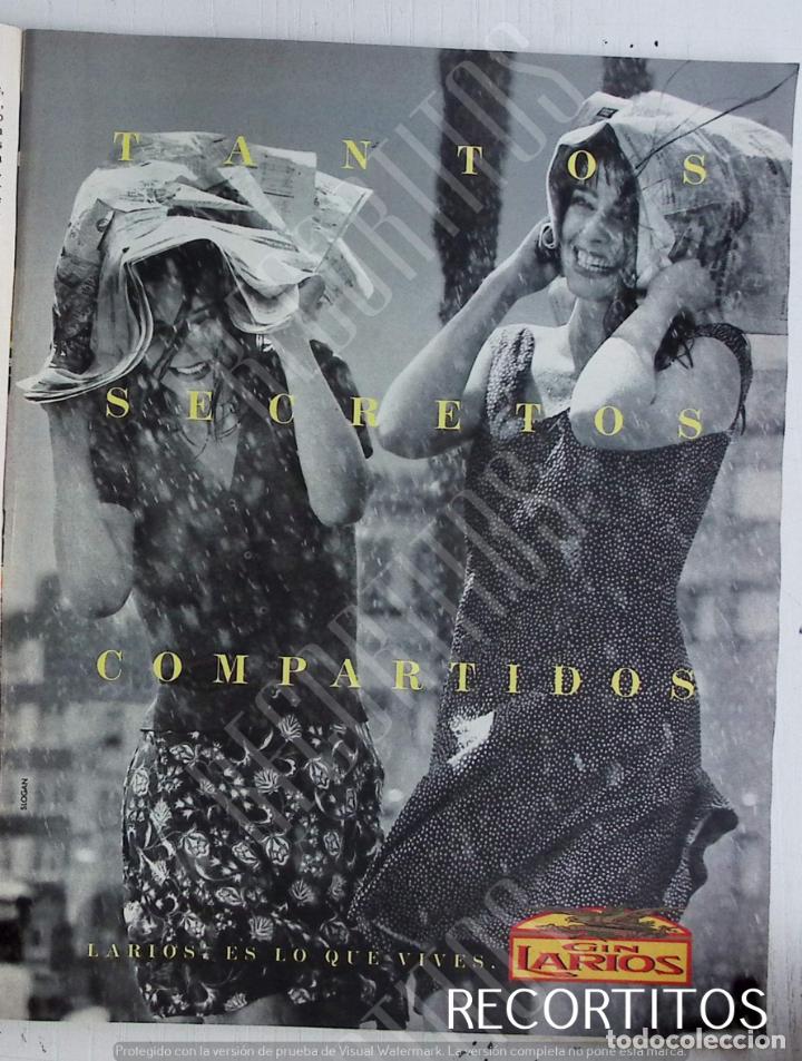 Coleccionismo de revistas y peri&oacute;dicos: larios gin ginebra anuncio publicidad