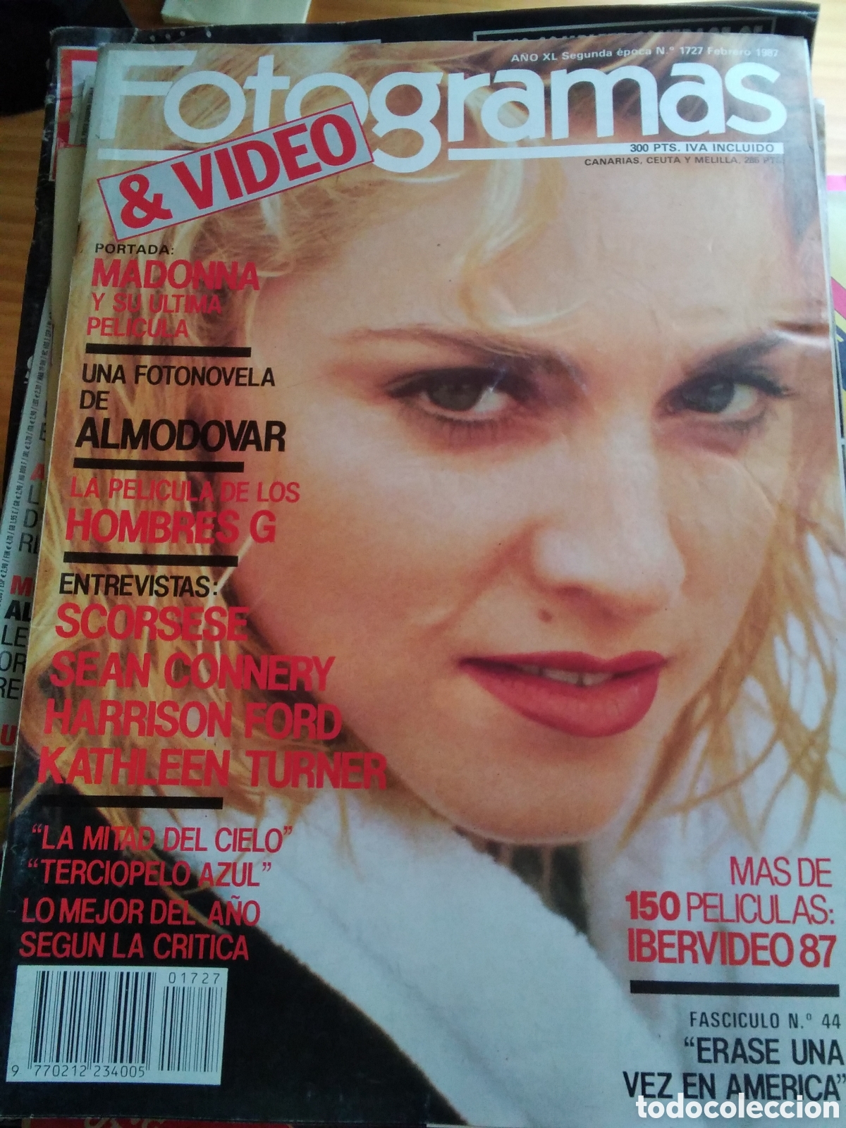Coleccionismo de Revistas y Peri&oacute;dicos: Fotogramas revista de cine 1987 Madonna