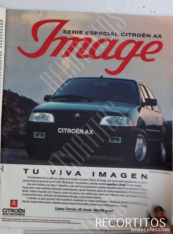 Coleccionismo de Revistas y Peri&oacute;dicos: CITROEN AX PUBLICIDAD ANUNCIO