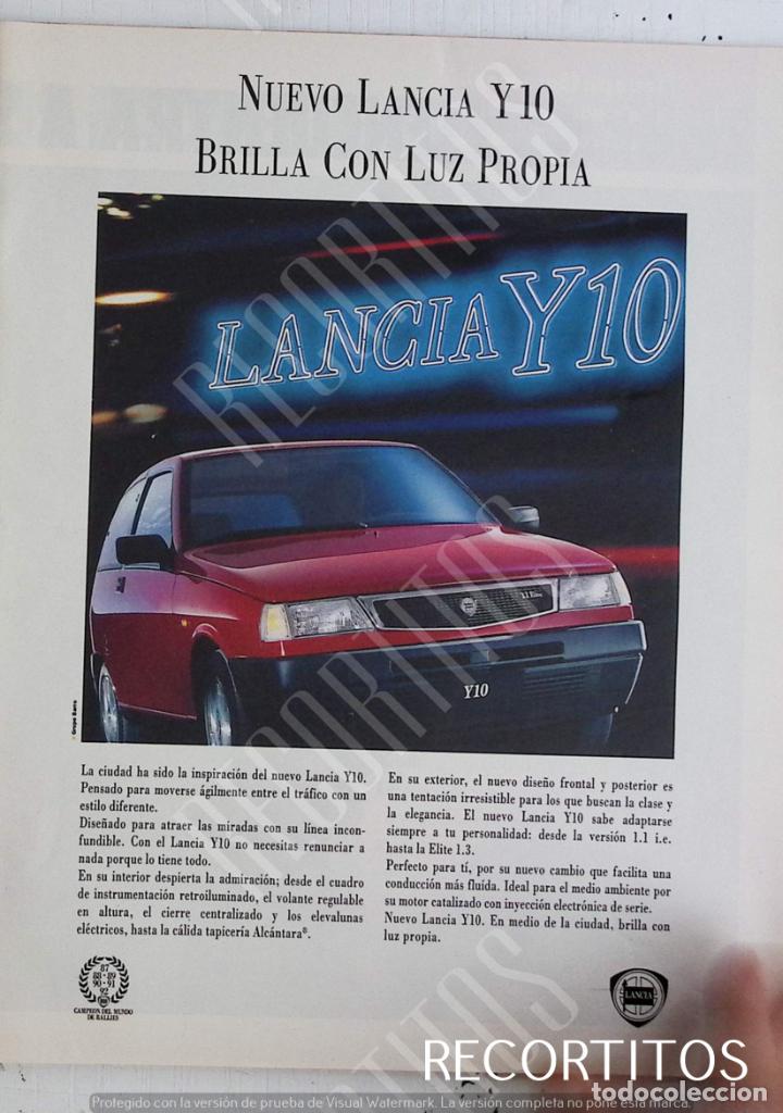 Coleccionismo de Revistas y Peri&oacute;dicos: LANCIA Y 10 ANUNCIO PUBLICIDAD
