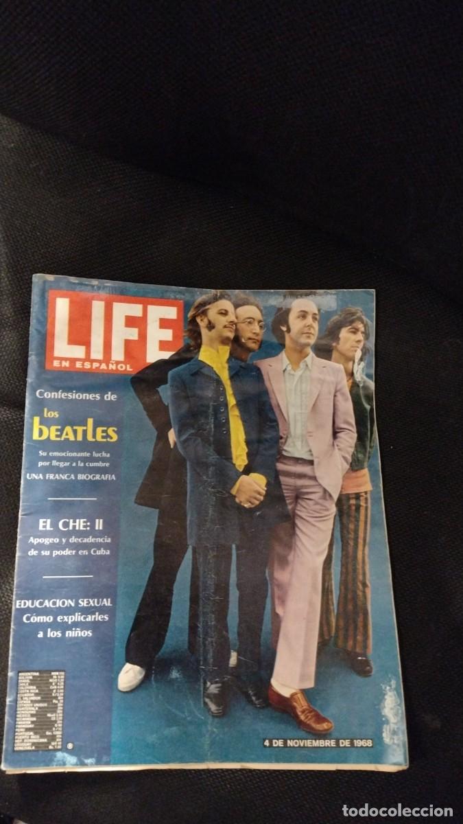 Coleccionismo de Revistas y Peri&oacute;dicos: LIFE EN ESPA&Ntilde;OL. N&ordm; 10. VOL. 32. CONFESIONES DE LOS BEATLES. 4 NOVIEMBRE 1968