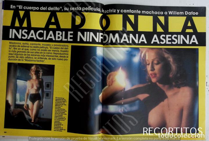 Coleccionismo de Revistas y Peri&oacute;dicos: MADONNA BOY OF EVIDENCE EL CUERPO DEL DELITO WILLEM DAFOE