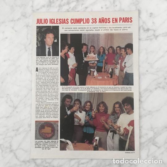 Coleccionismo de Revistas y Peri&oacute;dicos: REPORTAJE - JULIO IGLESIAS - 1981