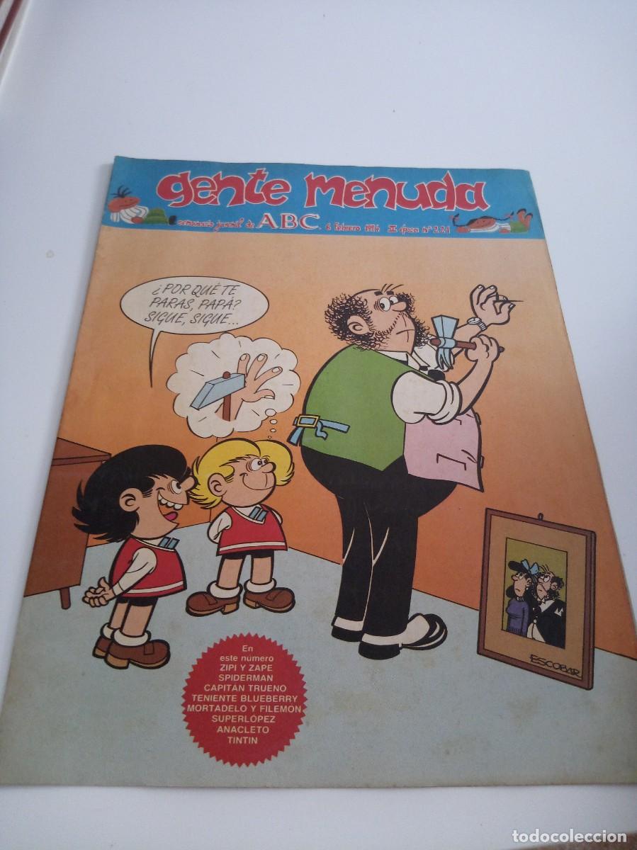 Coleccionismo de Revistas y Peri&oacute;dicos: G-57 REVISTA GENTE MENUDA SEMANARIO JUVENIL DE ABC N&ordm; 221