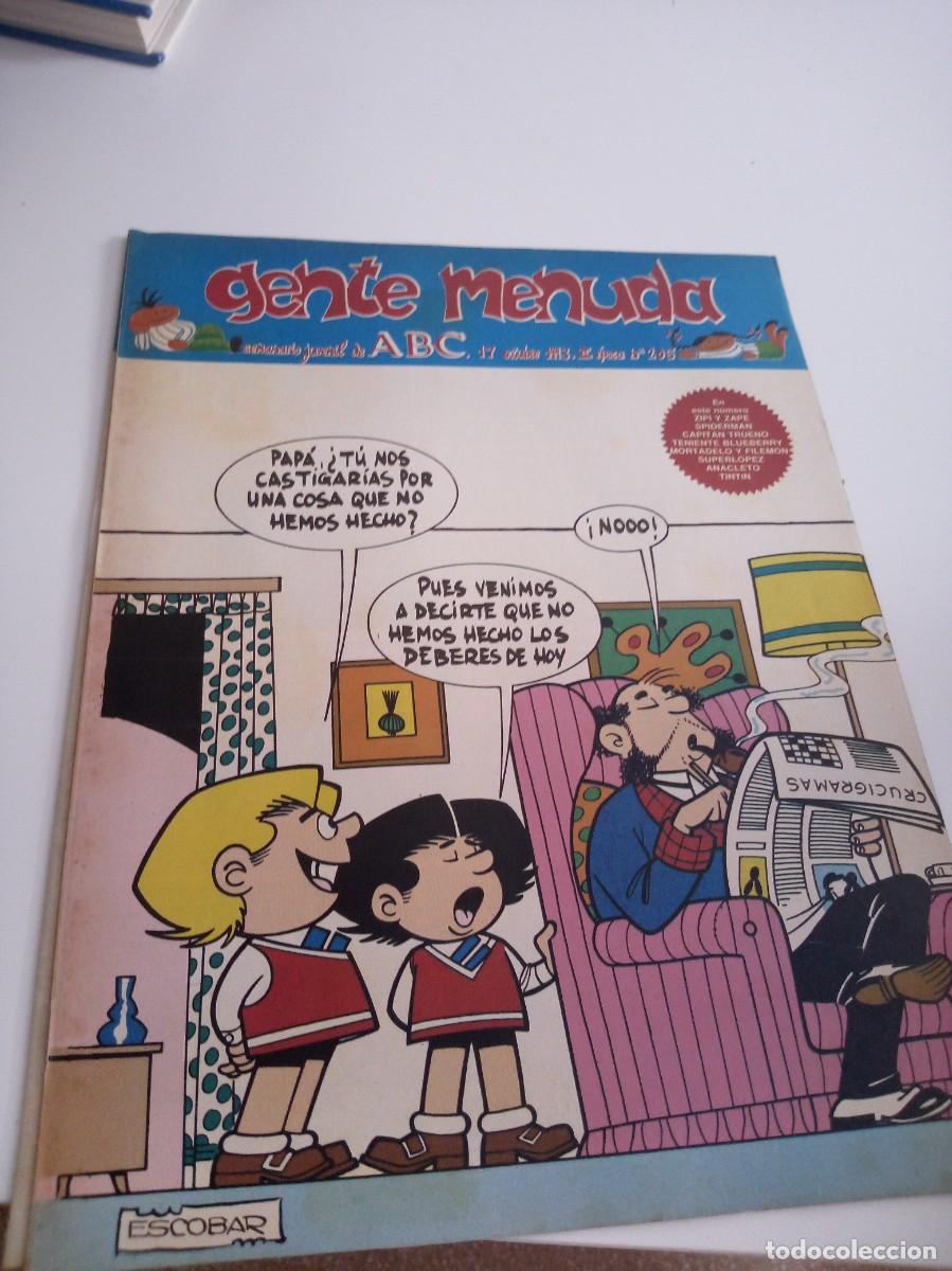 Coleccionismo de Revistas y Peri&oacute;dicos: G-57 REVISTA GENTE MENUDA SEMANARIO JUVENIL DE ABC N&ordm; 205