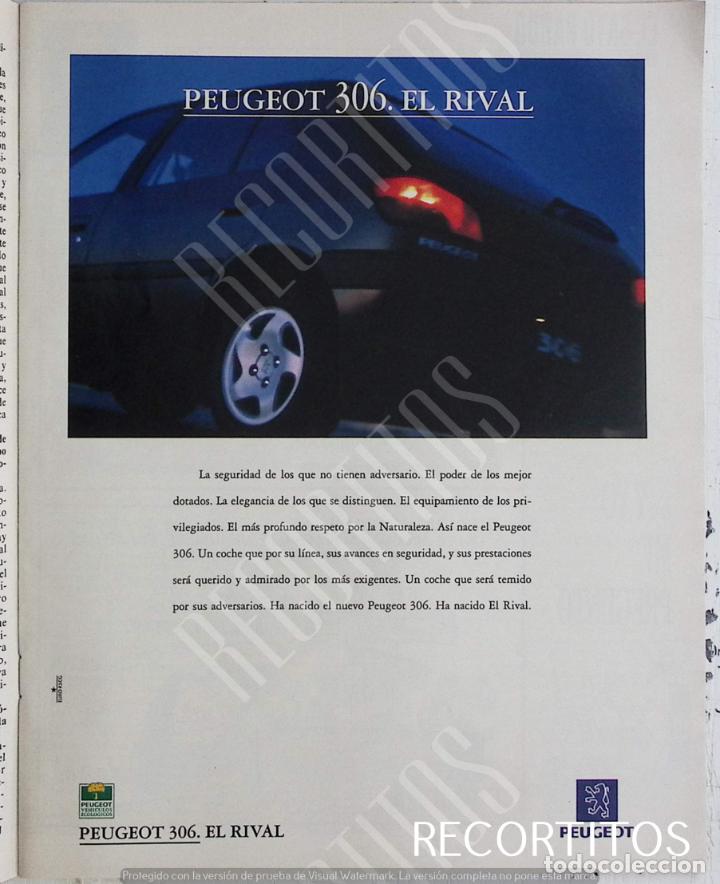 Coleccionismo de Revistas y Peri&oacute;dicos: PEUGEOT 306 ANUNCIO PUBLICIDAD