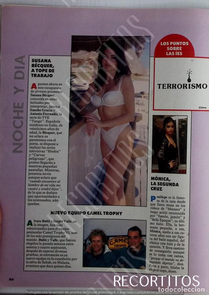 Coleccionismo de Revistas y Peri&oacute;dicos: SUSANA BECQUER MONICA CRUZ CAMEL TROPHY ALVARO BULTO SERGIO VALLE