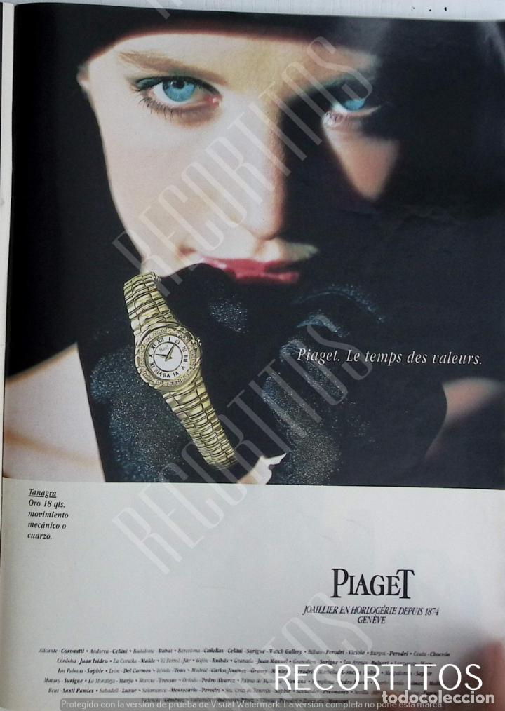 piaget geneve reloj anuncio publicidad Compra venta en todocoleccion